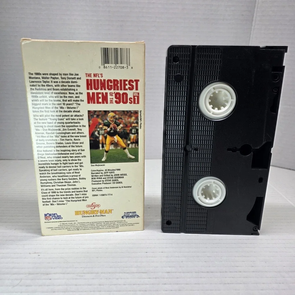 Lot of 5 VTG Sports‎ VHS Tapes NFL & NBA SI NFL Films Michael Jordan Untested
